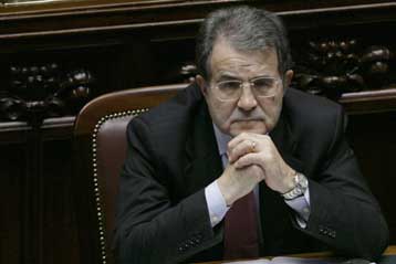 Ψήφο εμπιστοσύνης από την ιταλική Εθνοσυνέλευση έλαβε η κυβέρνηση Πρόντι