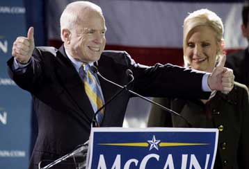 Επικράτηση του Τζον ΜακΚέιν στις προκριματικές της Φλόριντα