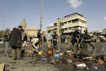 Δεκάδες νεκροί από διπλή βομβιστική επίθεση στην ιρακινή πρωτεύουσα