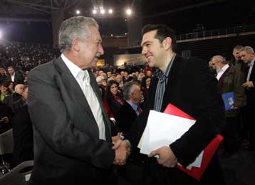 Η συνεργασία ΠΑΣΟΚ – Συνασπισμού δεν θα αποτελούσε λύση, τόνισε ο Αλ.Αλαβάνος