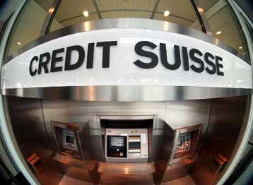 «Βουτιά» 72% στα κέρδη της Credit Suisse στο δ΄τρίμηνο του 2007