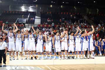 Η αργυρή εθνική εφήβων κόντρα σε Ισπανία, Ισραήλ και Βέλγιο στο Ευρωμπάσκετ 2009