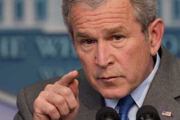 Επιβράδυνση και όχι ύφεση διαπιστώνει για άλλη μία φορά ο Τζορτζ Μπους