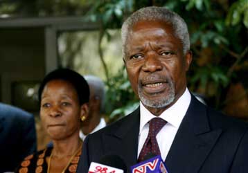 Τέλος αποστολής για τον Κόφι Ανάν στην Κένυα μετά την επίτευξη συμφωνίας