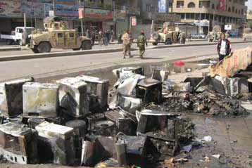 Νέα αιματηρή επίθεση στο κέντρο της Βαγδάτης με δεκάδες θύματα