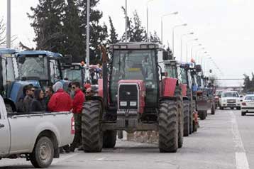 Συγκέντρωση διαμαρτυρίας αγροτών στα διόδια των Μαλγάρων