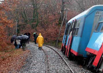 Σιδηροδρομικό δυστύχημα με ένα νεκρό και δύο τραυματίες στην Αλφειούσα Ηλείας