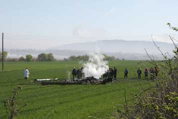 Τρεις αξιωματικοί νεκροί από πτώση ελικοπτέρου Huey στο Βασιλούδι