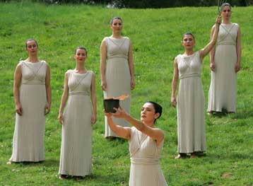 Με επιτυχία η γενική πρόβα για την Αφή της Ολυμπιακής Φλόγας