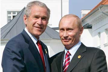 Τετ-α-τετ Μπους και Πούτιν στις 6 Απριλίου για την αντιπυραυλική ασπίδα