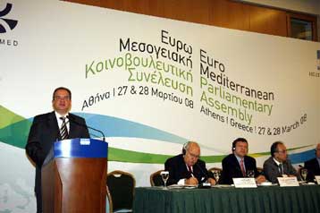 Ενέργεια και περιβάλλον στο επίκεντρο της Ευρωμεσογειακής Κοινοβουλευτικής Συνέλευσης