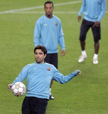 Προπονήθηκαν Ροναλντίνιο και Ντέκο