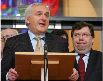 Ο υπουργός Οικονομίας Μπράιαν Κάουεν ο νέος πρωθυπουργός της Ιρλανδίας