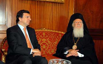 Με τον Οικουμενικό Πατριάρχη συναντήθηκε στο Φανάρι ο Μπαρόζο