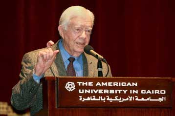 Με τον εξόριστο ηγέτη της Χαμάς συναντήθηκε ο Τζίμι Κάρτερ στη Δαμασκό