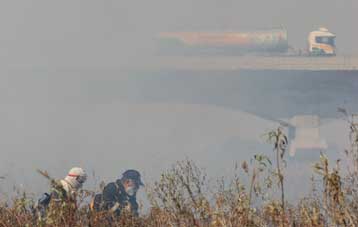 Ασφυξία στην πρωτεύουσα της Αργεντινής από πυκνό σύννεφο καπνού