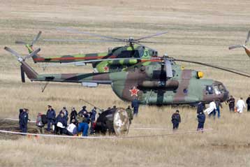 Θρίλερ με την επιστροφή του Soyuz από τον Διεθνή Διαστημικό Σταθμό