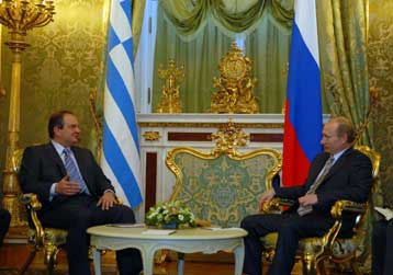 Ο αγωγός South Stream και η ΠΓΔΜ στην ατζέντα Καραμανλή-Πούτιν