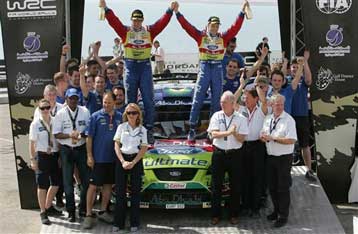 Πρωτιά του Χιρβόνεν στο Ράλι της Ιορδανίας