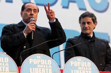 Στη δεξιά το «κάστρο» της Ρώμης για πρώτη φορά στη μεταπολεμική ιστορία