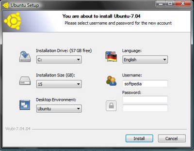 Wubi, το νέο πρόγραμμα εγκατάστασης των Ubuntu