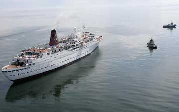 Γιγαντιαία επιχείρηση εκκένωσης κρουαζιερόπλοιου στη Βαλτική