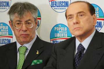 Συμφωνία Μπερλουσκόνι και Λέγκας του Βορρά για το μοίρασμα των υπουργείων