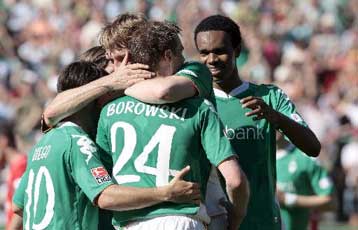 Εξάσφαιρη η Βέρντερ, έπεσαν Ντούισμπουργκ και Χάνσα Ροστόκ