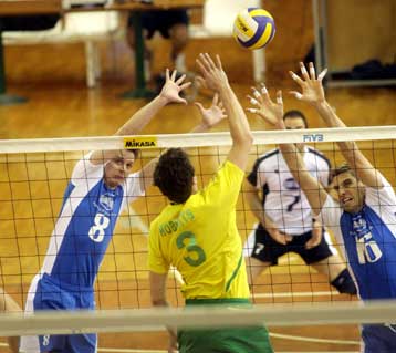 Η εθνική ανδρών ηττήθηκε 3-0 σετ στο πρώτο φιλικό με την Αυστραλία