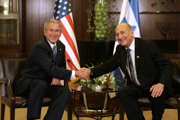 Το Ισραήλ είναι πρότυπο για τον εκδημοκρατισμό της Μέσης Ανατολής, τονίζει ο Τζ.Μπους