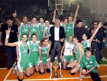 Πρωταθλήτρια για τέταρτη σερί φορά η ομάδα του Παναθηναϊκού