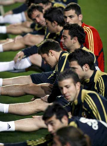 Οι 23 εκλεκτοί Ισπανοί του Αραγονιές για το Euro 2008