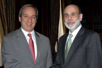 Με τον πρόεδρο της Fed συναντήθηκε ο Γιώργος Αλογοσκούφης