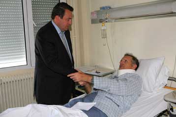 Εξιτήριο πήραν ο πρύτανης του ΑΠΘ και οι τραυματίες υπάλληλοι