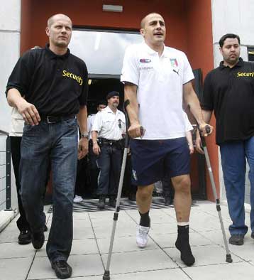 Νοκ άουτ για δύο μήνες o Καναβάρο