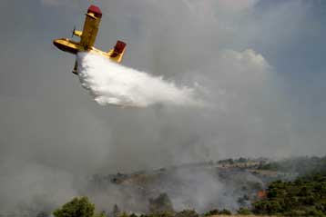 Σε εξέλιξη πυρκαγιά στο βόρειο τμήμα των Κυθήρων