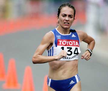 Τρίτη η Τσουμελέκα στο γκραν πρι της Κορούνια