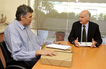 Τα οικονομικά του Πειραιά επί τάπητος στη συνάντηση Φασούλα-Παπανδρέου