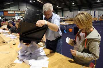 Ικανοποιημένα τα κόμματα της Aριστεράς από το ιρλανδικό «όχι» στην Ευρωσυνθήκη