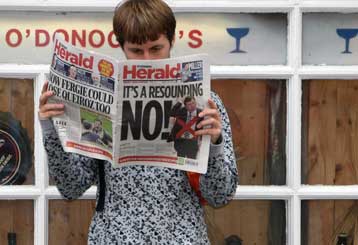 Τα επόμενα βήματα μετά το «όχι» της Ιρλανδίας στη Συνθήκη της Λισαβόνας μελετά η ΕΕ