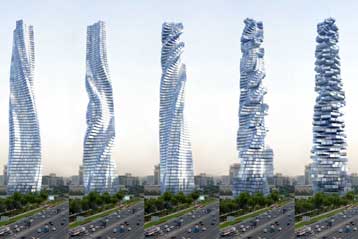 Περιστρεφόμενοι ουρανοξύστες θα κατασκευαστούν σε Μόσχα και Ντουμπάι