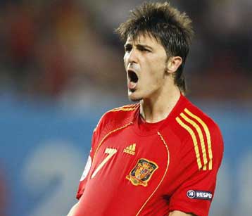 Ο Βίγια πρώτος σκόρερ