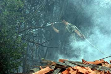 Υπό έλεγχο η πυρκαγιά στην περιοχή Πετρίνα του Γυθείου