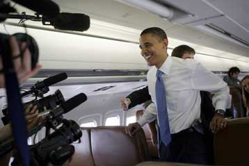 Αναγκαστική προσγείωση λόγω τεχνικού προβλήματος για το αεροσκάφος του Μπ.Ομπάμα