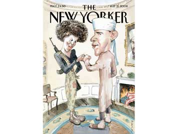 Αντιδράσεις για το σκίτσο του Μπάρακ Ομπάμα στο εξώφυλλο του New Yorker