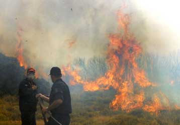 Πύρινος εφιάλτης στην Οινόη