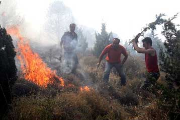 Υπό έλεγχο τέθηκε η φωτιά στο Αλσος Καισαριανής