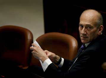 Δεν «βλέπει» ειρήνη με τους Παλαιστίνιους μέσα στο 2008 ο Ολμέρτ