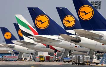 Ακυρώσεις πτήσεων στη Γερμανία εξαιτίας της απεργίας της Lufthansa