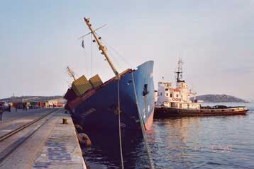 Nα βυθισθεί κινδύνευσε το αγκυροβολημένο πλοίο «Μαρίνα» στην Κρήτη